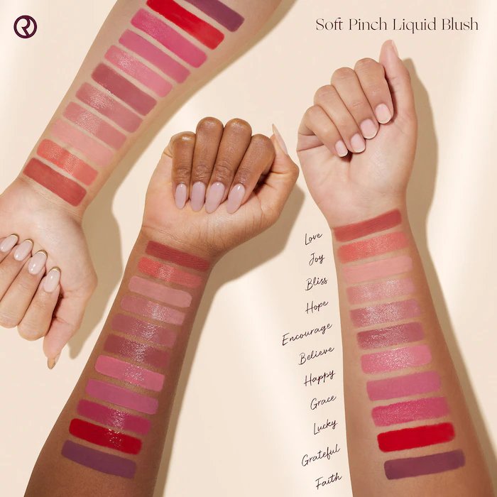 Rare Beauty by Selena Gomez
Soft Pinch Liquid Blush (encourage)