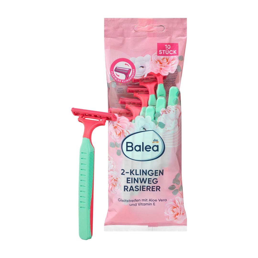 Balea Disposable Razor 2-blades - 10pcs