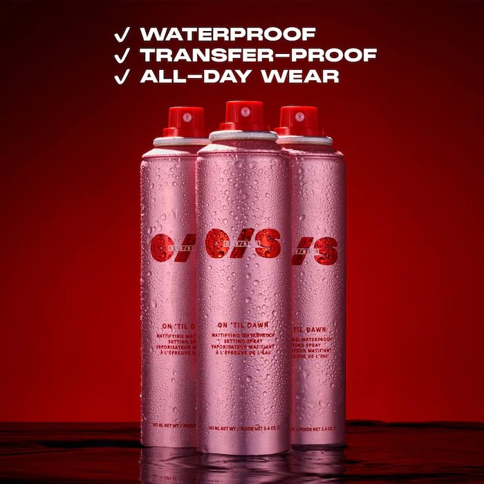 ONE/SIZE by Patrick Starrr
On 'Til Dawn Mattifying Waterproof Setting Spray