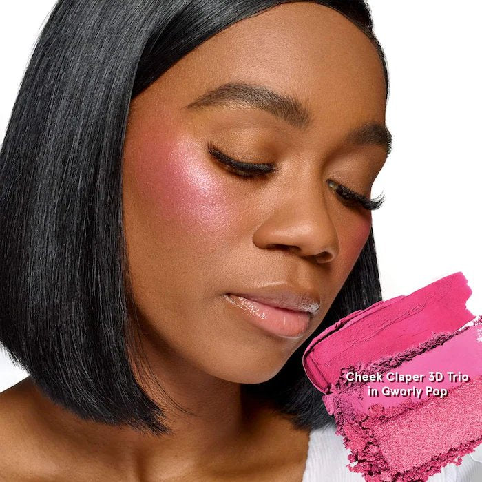 ONE/SIZE by Patrick Starrr
Cheek Clapper 3D Blush Trio Palette