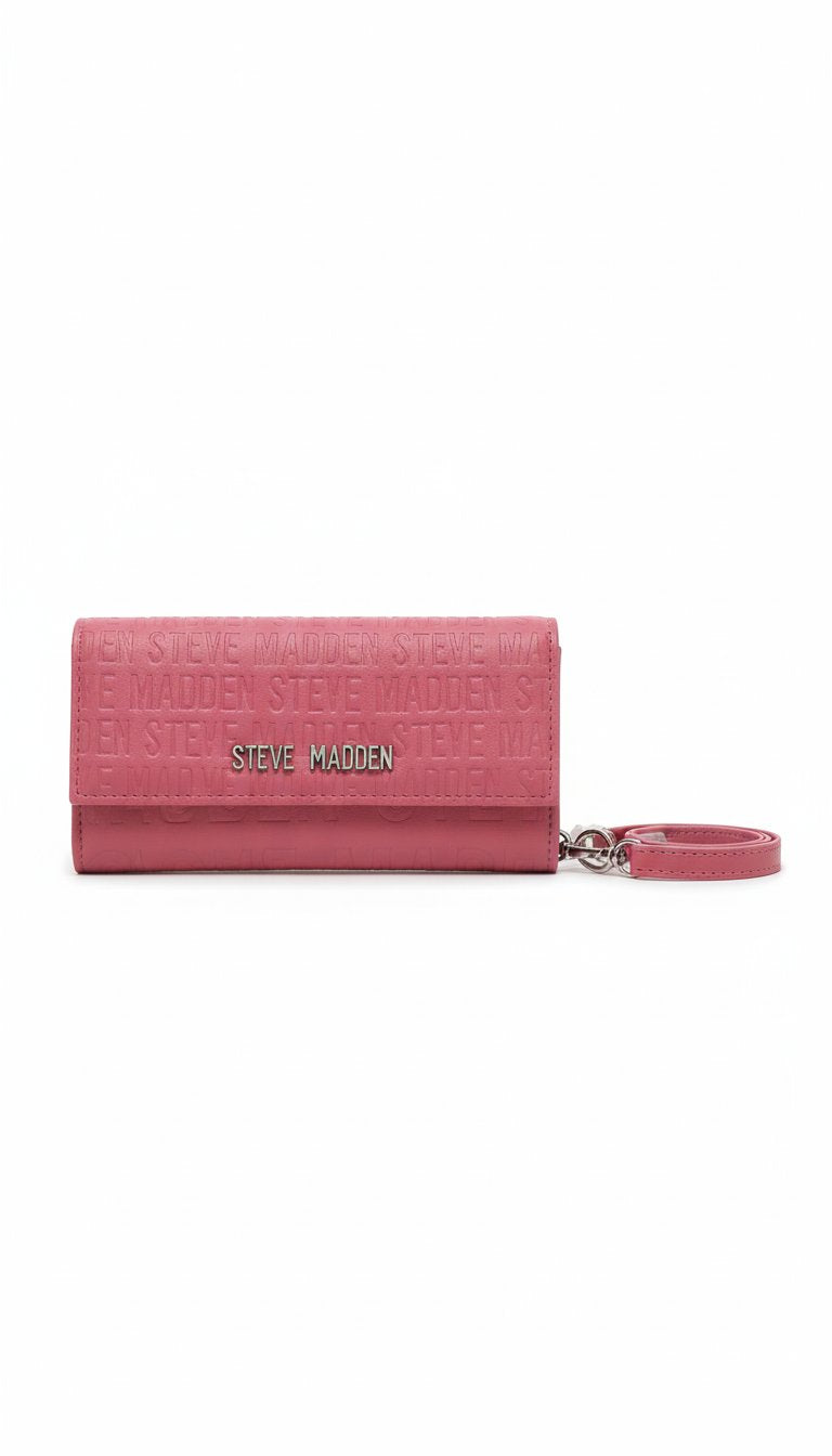 Steve Madden Logo Pink Wallet