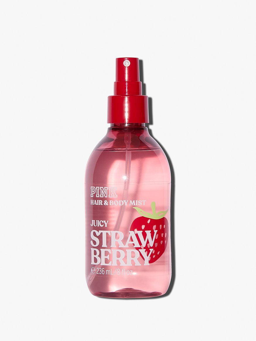 Pink Body Care Juicy Strawberry Hair & Body Mist