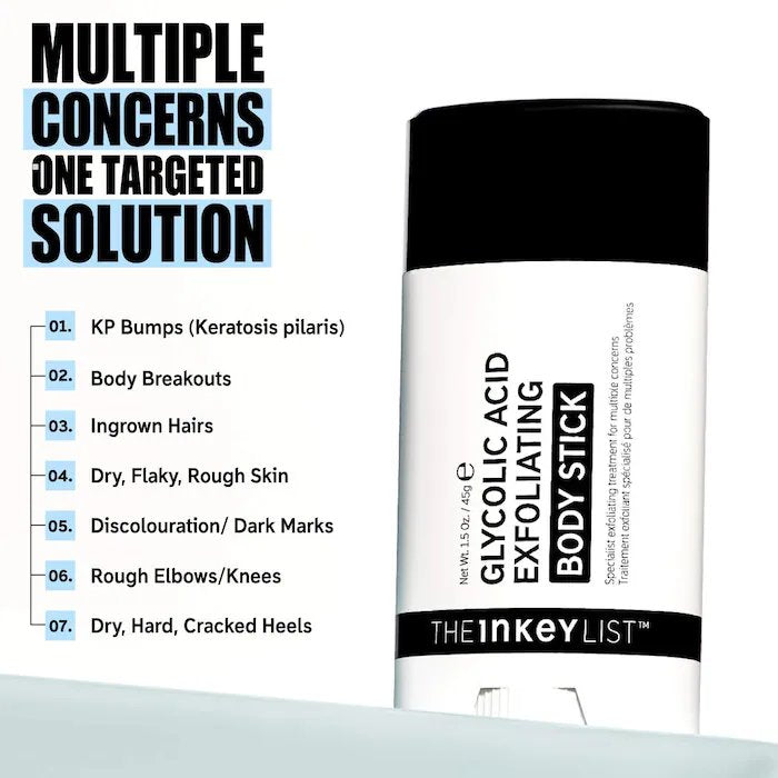 The INKEY List
Glycolic Acid Exfoliating Body Stick
