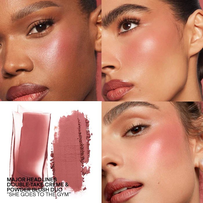 PATRICK TA Major Headlines Double-Take Crème & Powder Blush Duo (She Goes To The Gym )