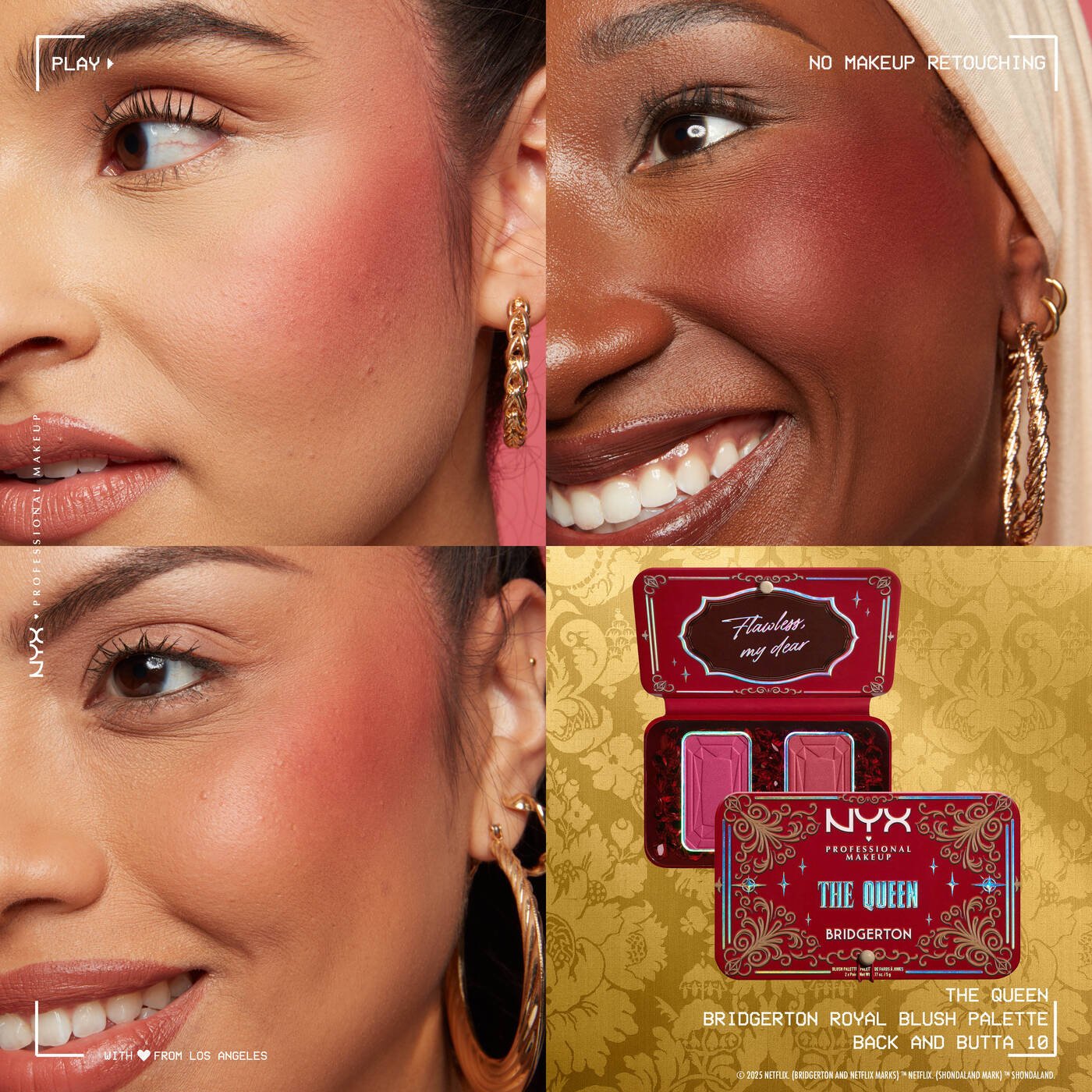 Nyx BRIDGERTON ROYAL BLUSH PALETTE