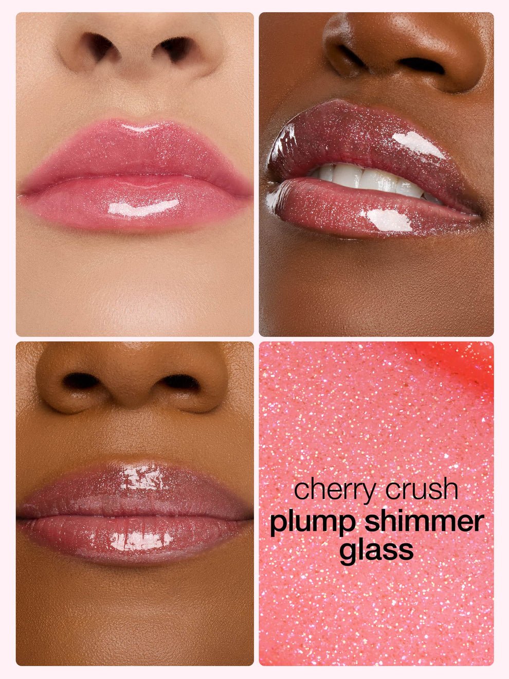 Tarte maracuja juicy lip plump shimmer glass cherry crush