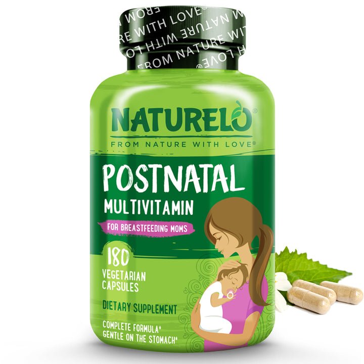 NATURELOPostnatal Multivitamin for Breastfeeding Mums, 180 Vegetarian Capsule