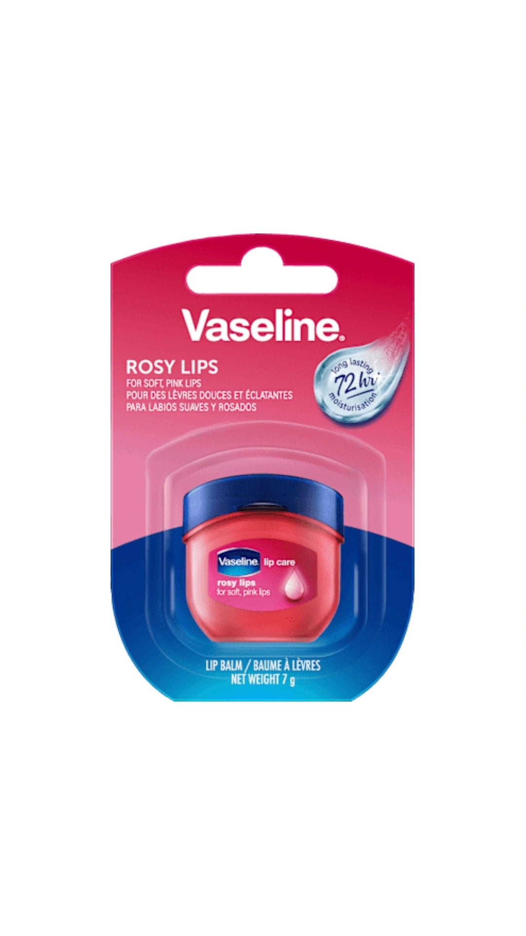 vaseline Rosy Lips lip balm, 7 g