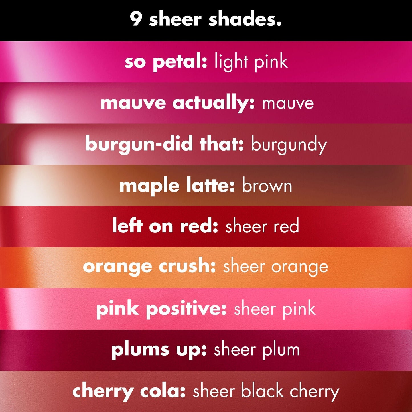 elf Sheer For It Blush Lip + Cheek Tint cherry cola