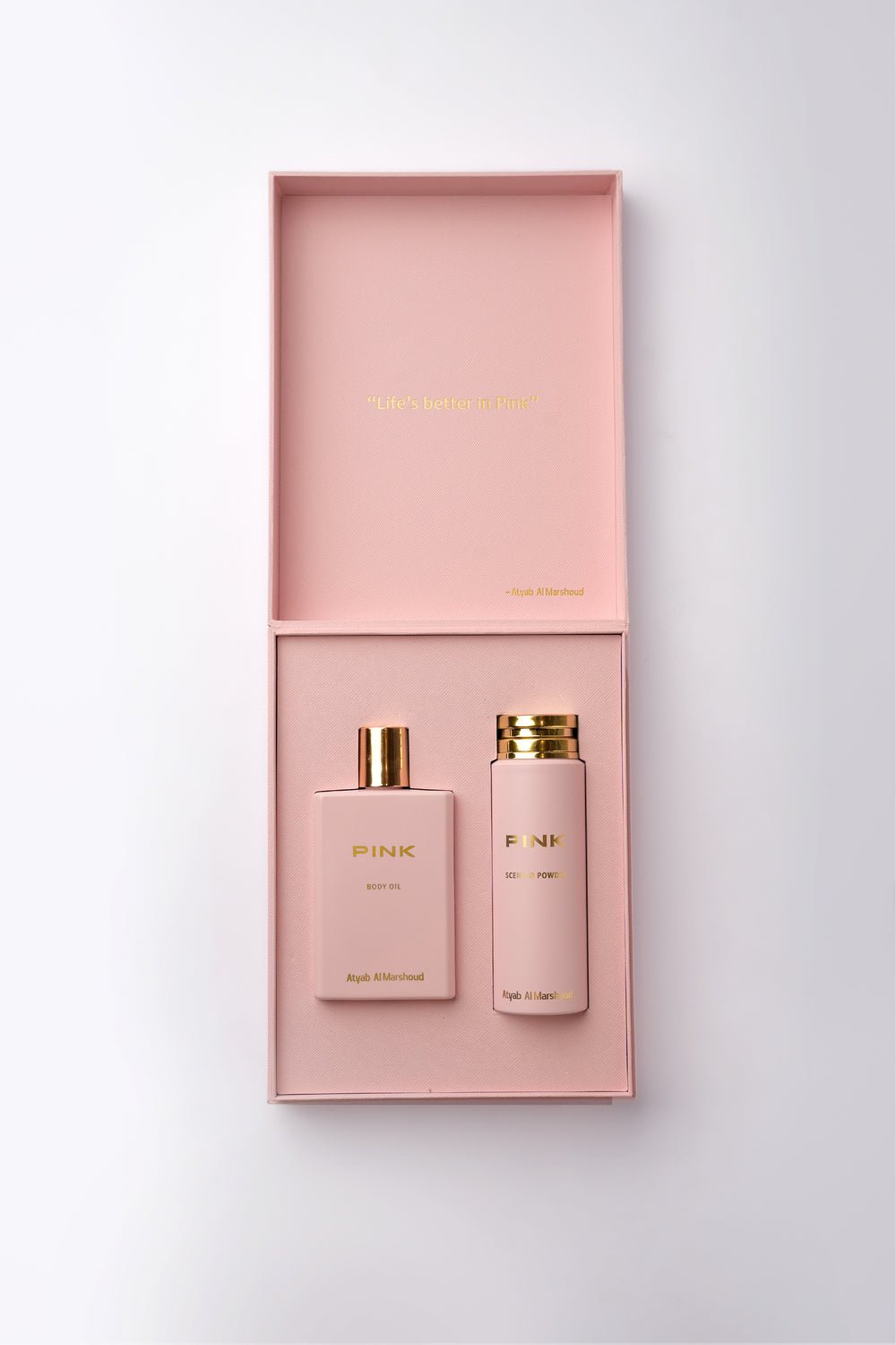 Pink Bodycare Set
Atyab Almarshoud