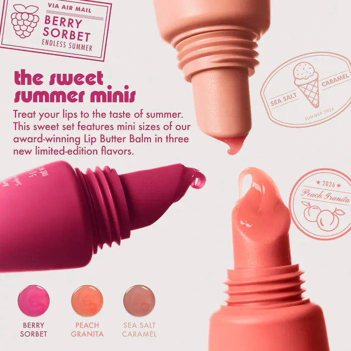Summer Fridays
The Sweet Summer Minis Lip Butter Balm Trio Set