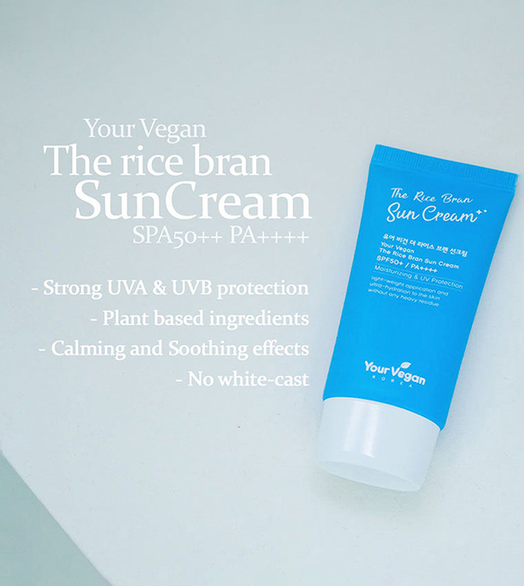 Your Vegan The Rice Bran Sun Cream