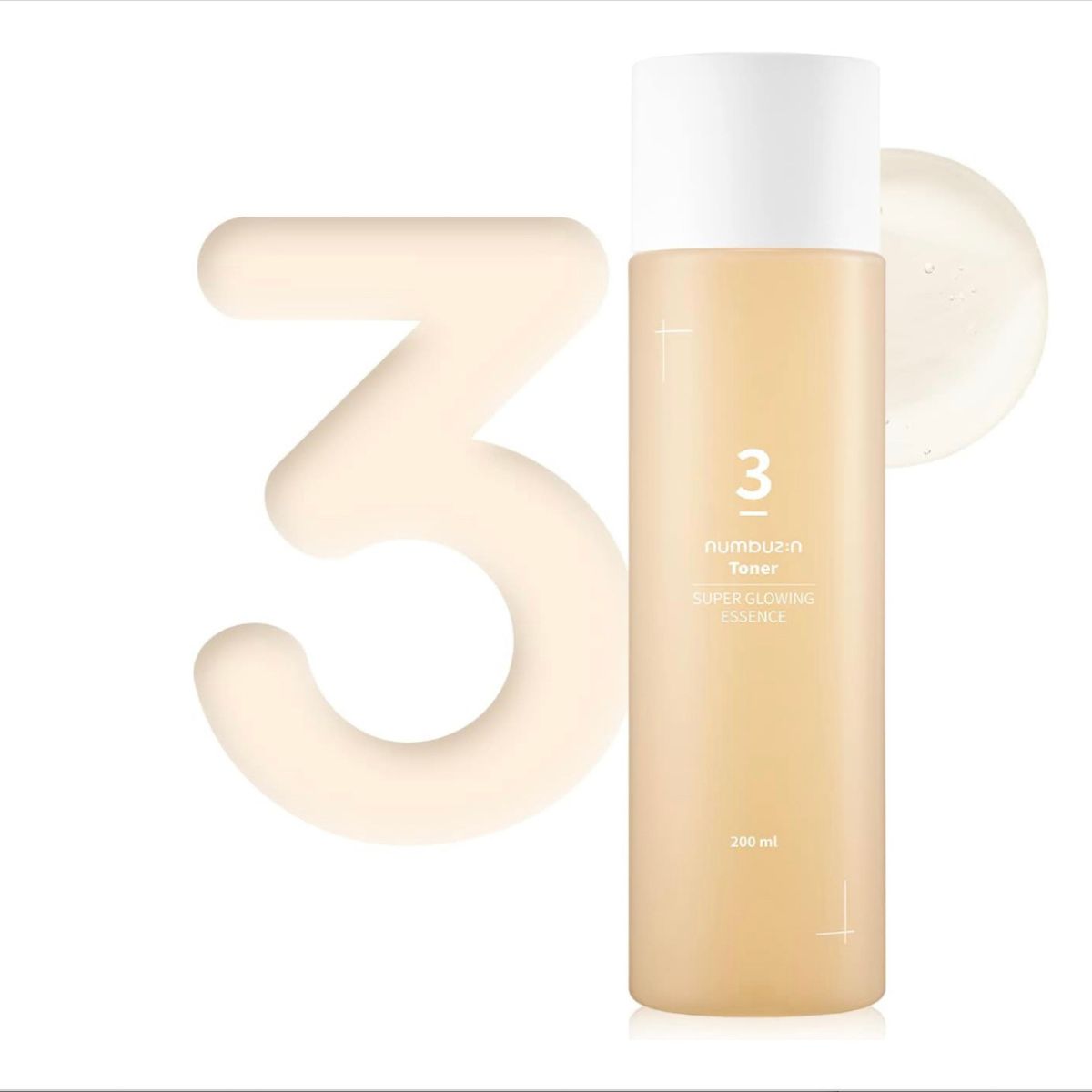 Numbuzin No. 3 Super Glowing Essence Toner 200 ml