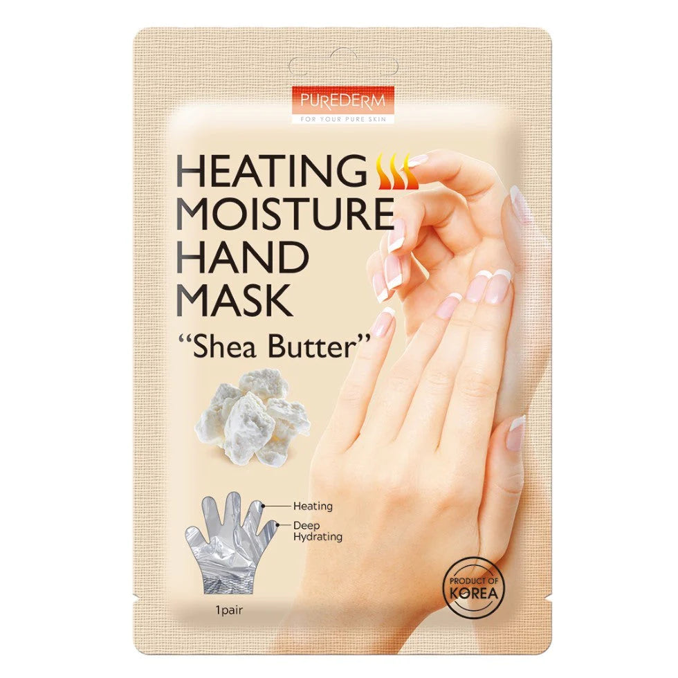 PUREDERM HEATING MOISTURE HAND MASK SHEA BUTTER