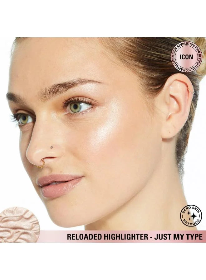 Make Up Revolution Highlighter Reloaded ( Just My Type ) 6.5g