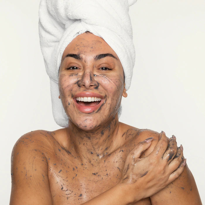 HUDABEAUTY Wishful Yo Detox Charcoal Face & Body Enzyme Scrub