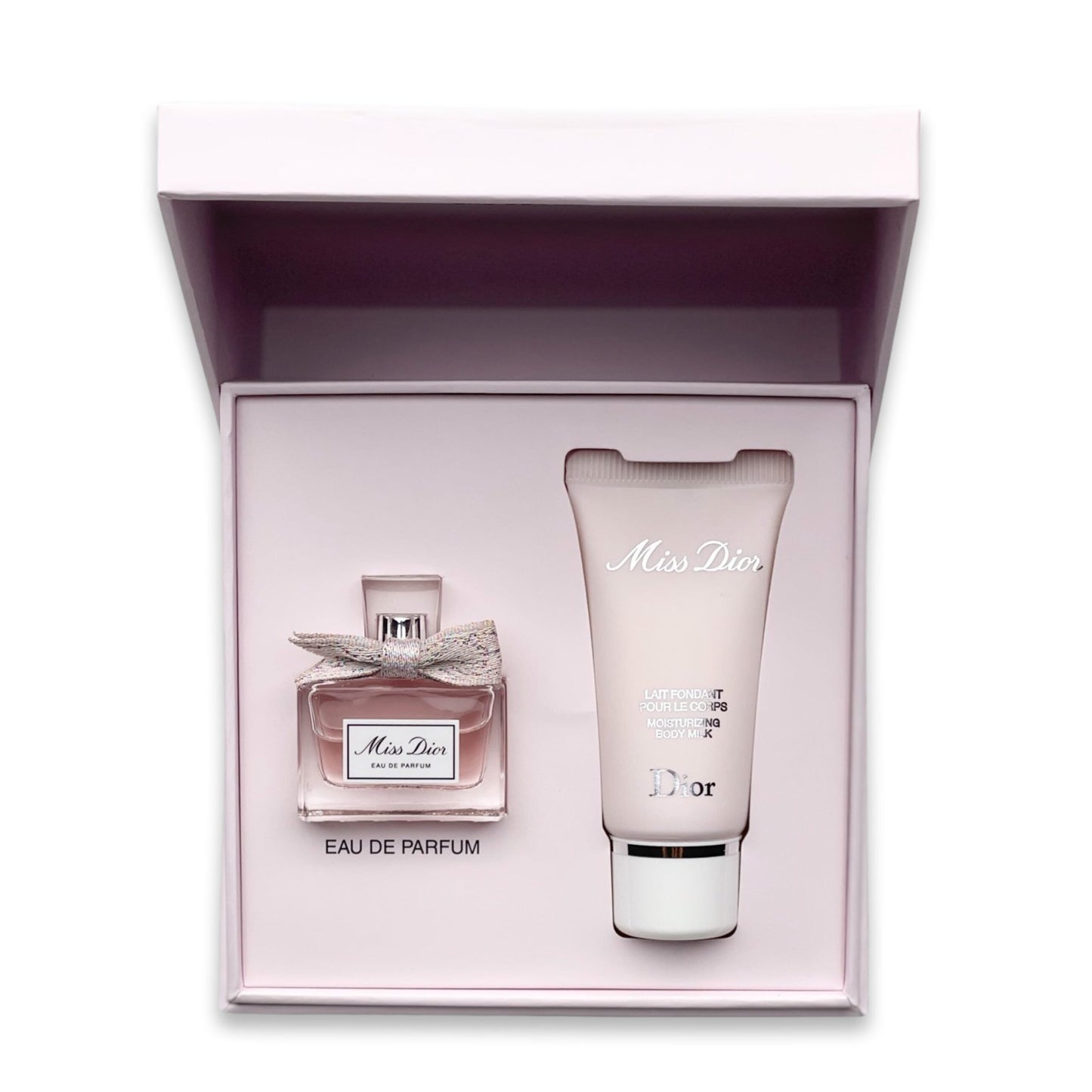Miss Dior Travel Gift Set Eau De Parfum EDP 5ml &amp; Moisturizing Body Milk 20ml