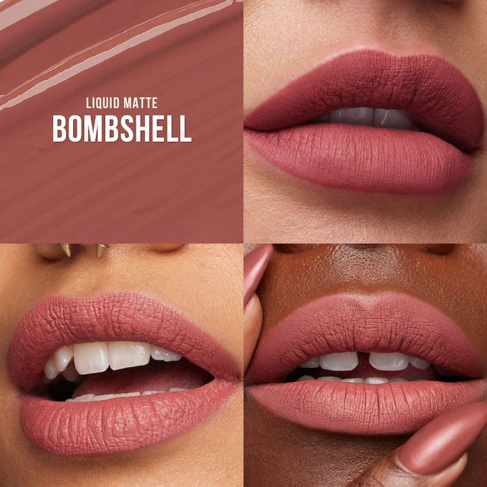 HUDA BEAUTY Bombshell Lip Liner and Liquid Lipstick Set
