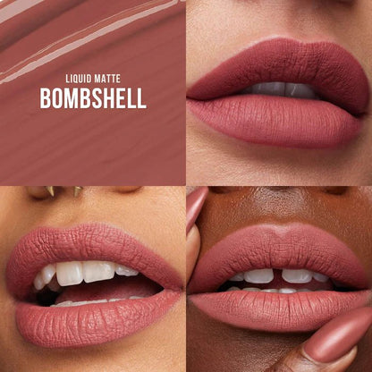HUDA BEAUTY Bombshell Lip Liner and Liquid Lipstick Set