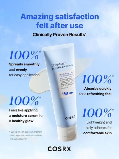 COSRX ULTRA LIGHT INVISIBLE Sunscreen 50ml
