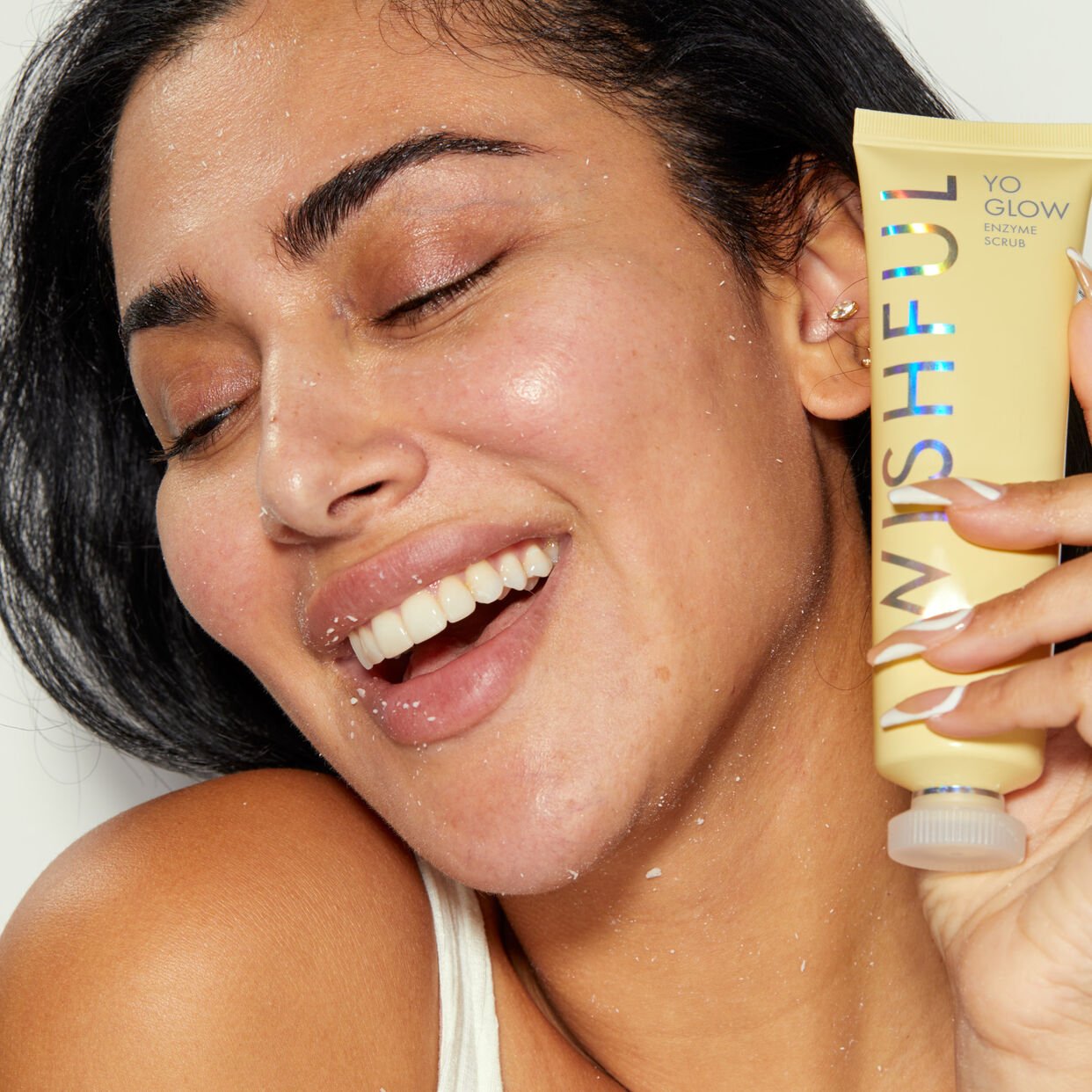 Wishful Yo Glow AHA &amp; BHA Facial Enzyme Scrub