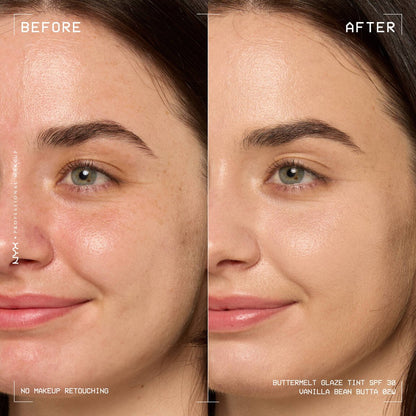 Nyx BUTTERMELT GLAZE SOFT GLOW SKIN TINT SPF 30 (02 Vanilla Bean Butta)
