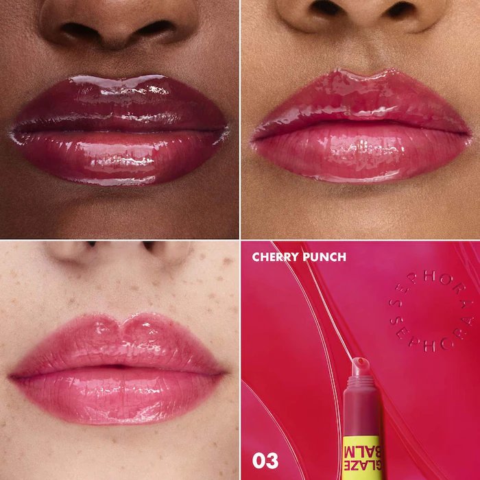 SEPHORA COLLECTION 
Glaze Hydrating Lip Balm (cherry punch)