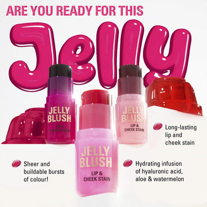 Makeup Revolution  
Jelly Blush Stick Lip And Cheek Stain (cherry )