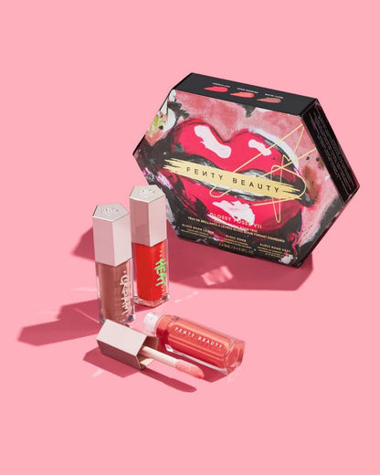 Fenty beauty Glossy Posse Volume 7.0 Full-Size Gloss Bomb Trio
