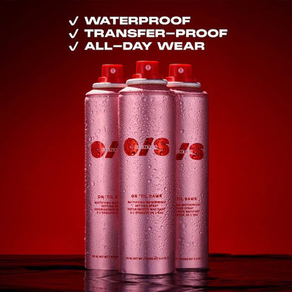 ONE/SIZE by Patrick Starrr 
On 'Til Dawn Mattifying Waterproof Setting Spray