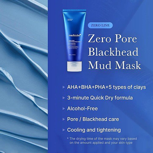 MEDICUBE Zero Pore Blackhead Mud Mask 100g