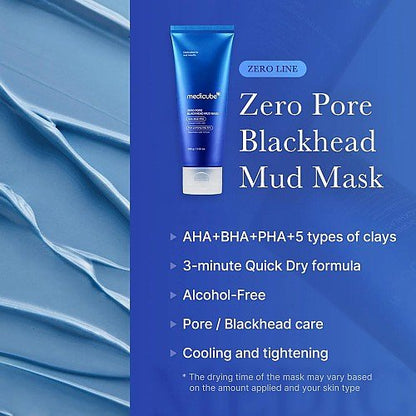 MEDICUBE Zero Pore Blackhead Mud Mask 100g