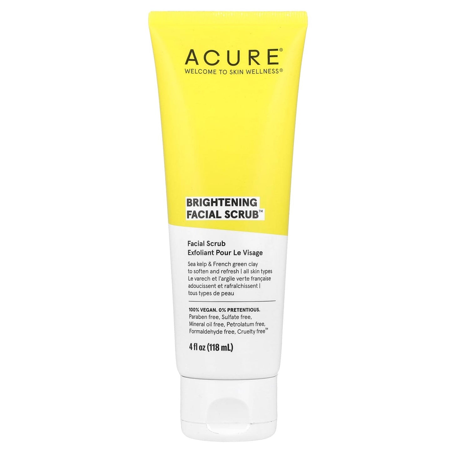 Acure Brightening Facial Scrub 118ml