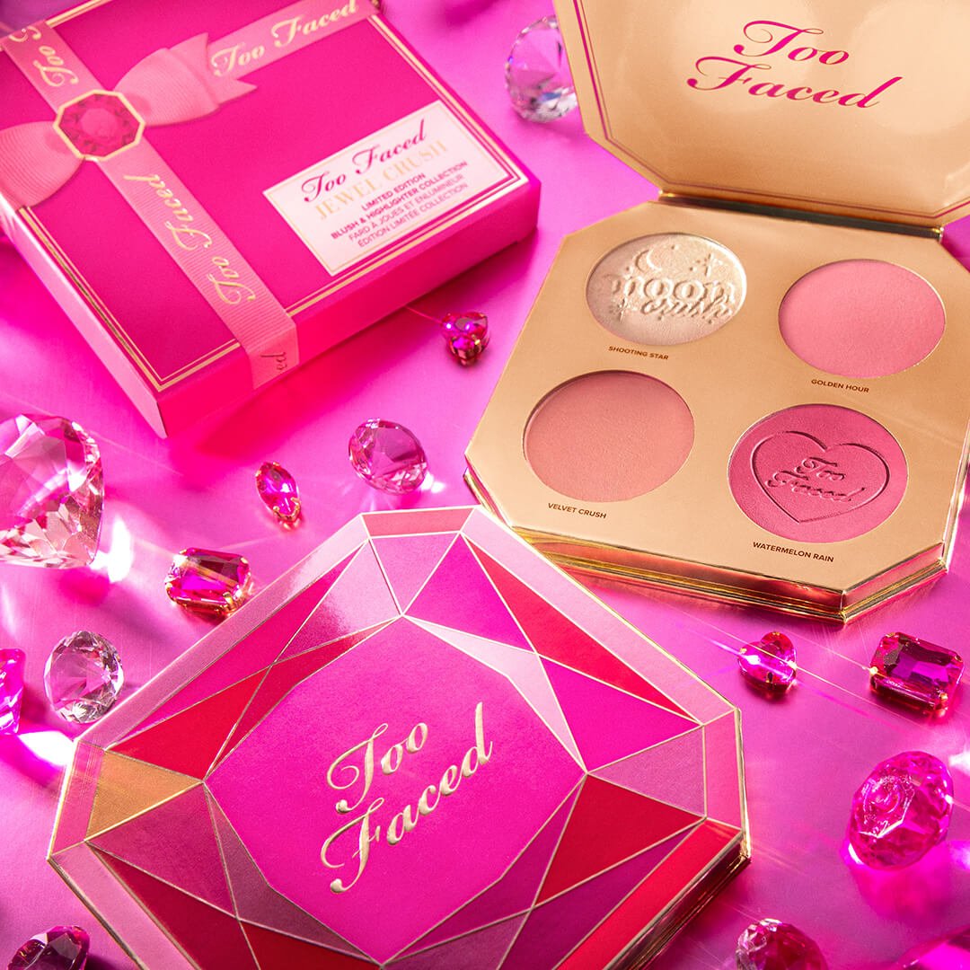 Too faced Jewel Crush Blush &amp; Highlighter Face Palette