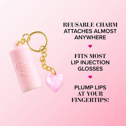 Too faced Charmed Life Set: Maximum Plump Lip Gloss &amp; Key Chain