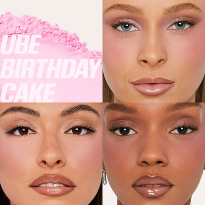 Huda beauty Easy Bake Loose Baking &amp; Setting Powder Ube Birthday Cake