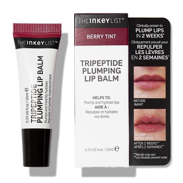 THE INKEY LIST Tripeptide Plumping Lip Balm( Berry Tint)