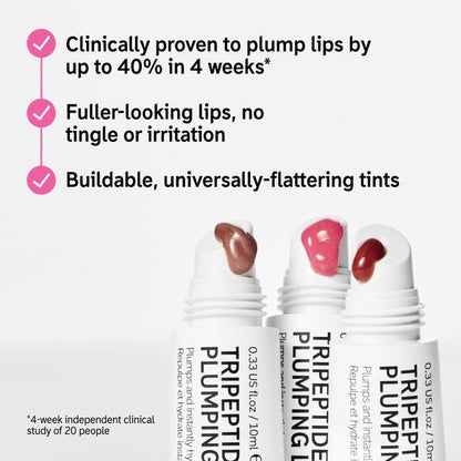 THE INKEY LIST Tripeptide Plumping Lip Balm( Berry Tint)
