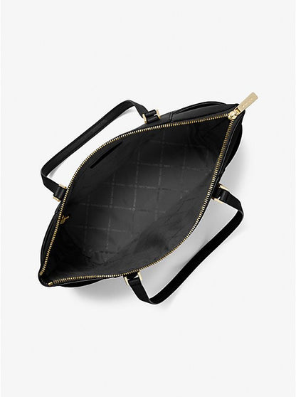Michael kors Charlotte Large Saffiano Leather Top-Zip Tote Bag