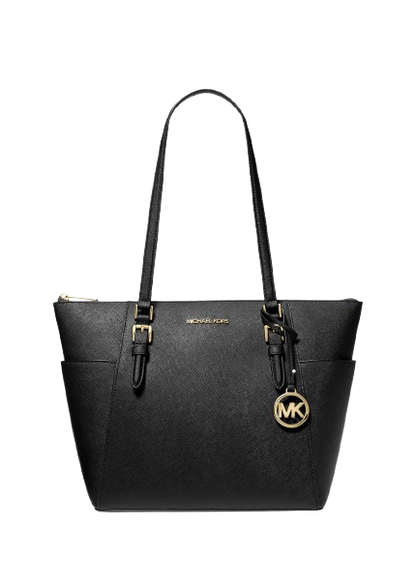 Michael kors Charlotte Large Saffiano Leather Top-Zip Tote Bag