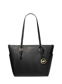 Michael kors Charlotte Large Saffiano Leather Top-Zip Tote Bag