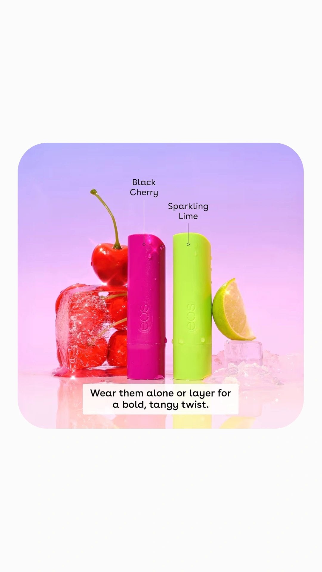 eos Flavor Lab Lip Balm Cherry Limeade set