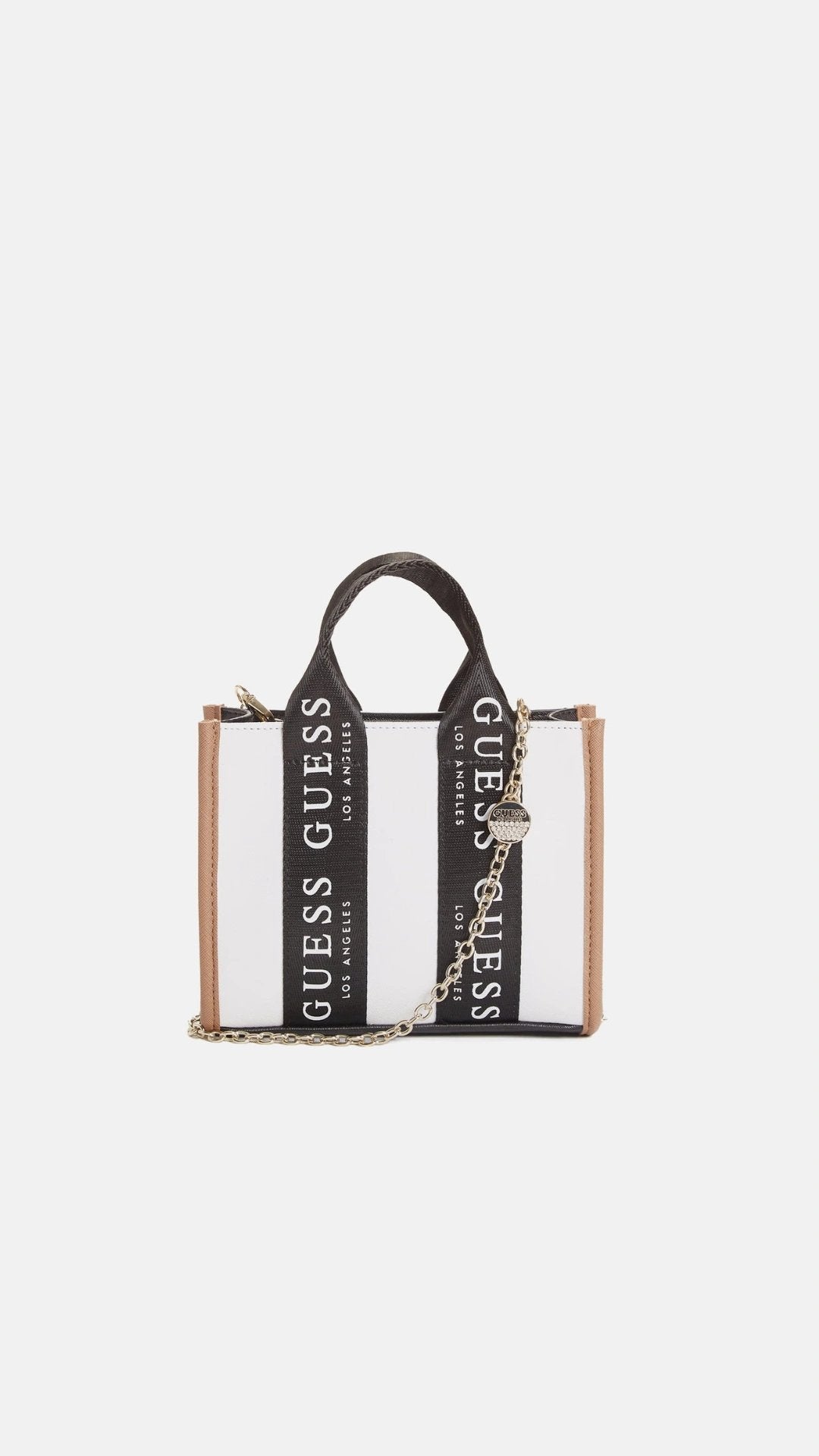Guess Logo-Tape Mini Tote Crossbody