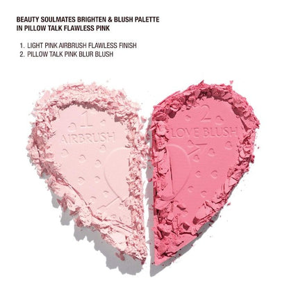 Charlotte Tilbury Pillow Talk Beauty Soulmates Airbrush Blush Powder Palette