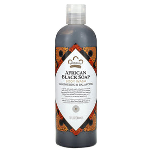 Nubian Heritage
African Black Soap, Body Wash
(384 ml)