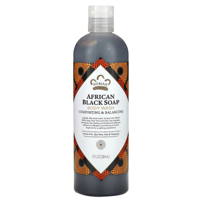 Nubian Heritage
African Black Soap, Body Wash
(384 ml)