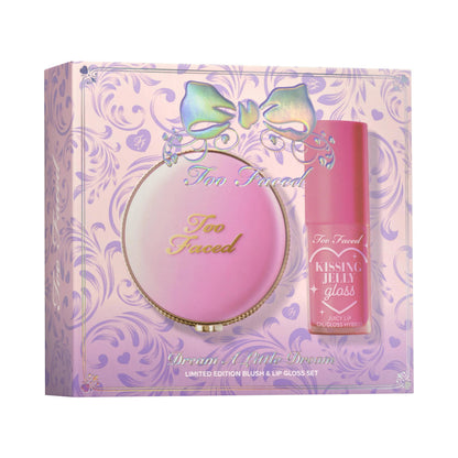 Too faced Dream A Little Dream Blush &amp; Lip Gloss Set