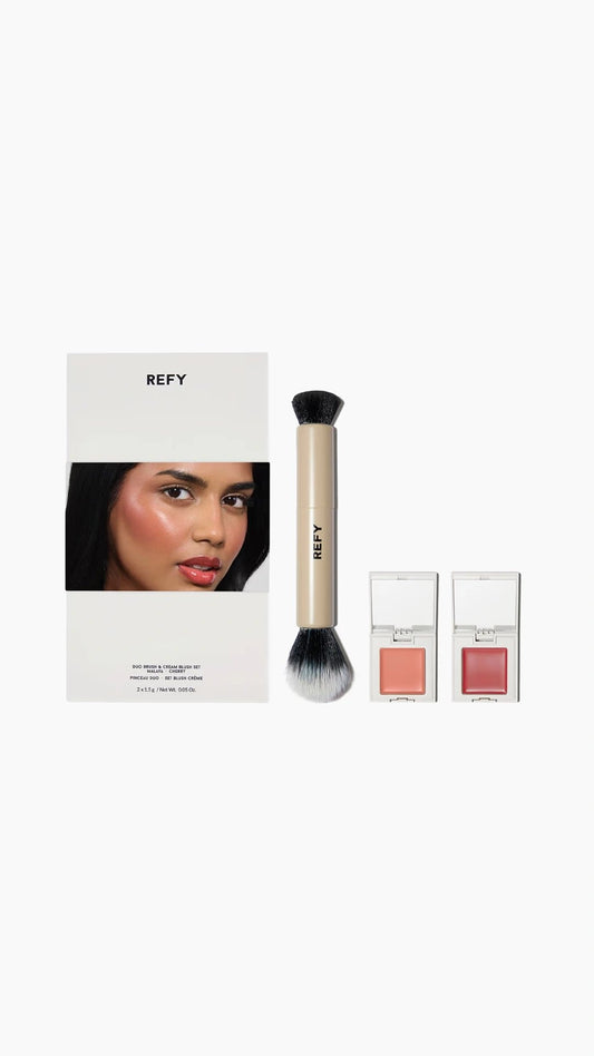 Refy Duo Brush + Blush Set