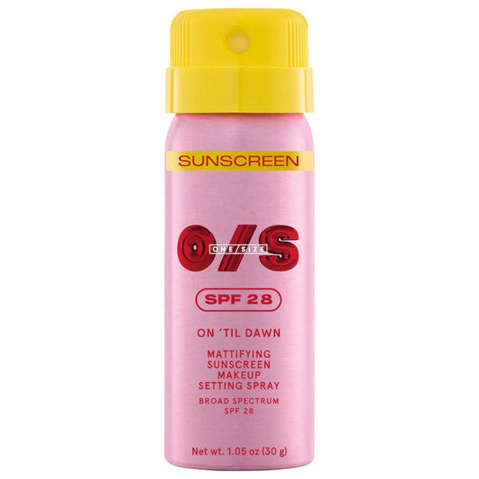 ONE/SIZE On 'Til Dawn Mattifying Sunscreen Makeup Setting Spray SPF 28 30ml