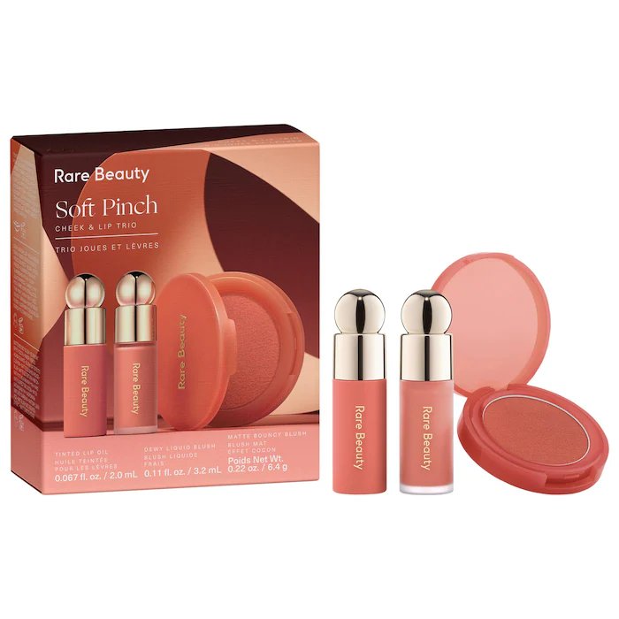 Rare Beauty Soft Pinch Cheek &amp; Lip Trio Makeup Gift Set